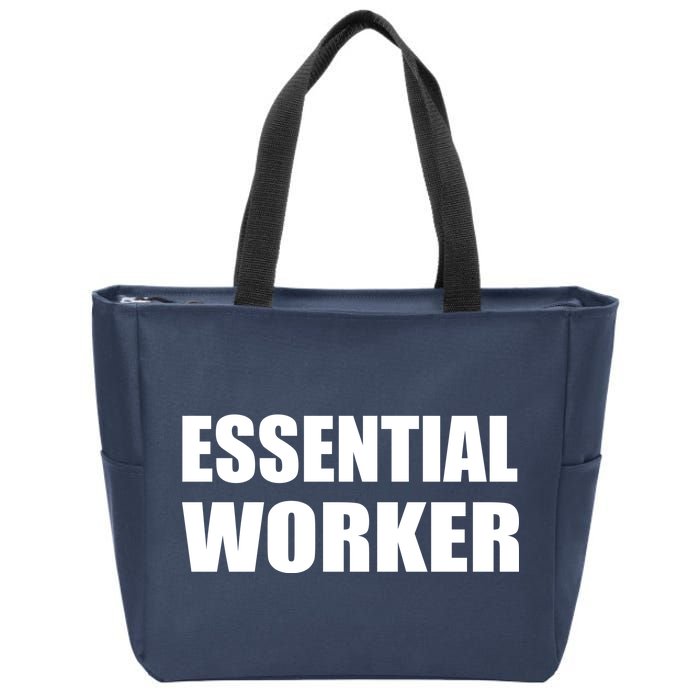 Essential Worker Zip Tote Bag