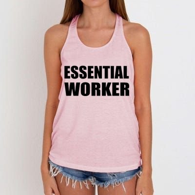 Essential Worker Women's Knotted Racerback Tank