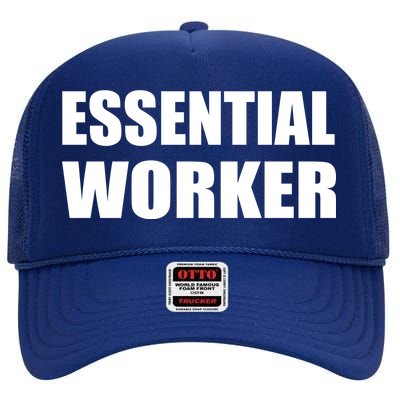 Essential Worker High Crown Mesh Back Trucker Hat