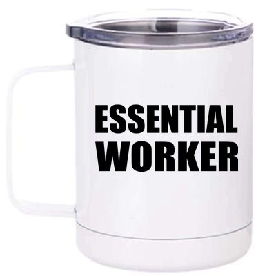 Essential Worker 12 oz Stainless Steel Tumbler Cup