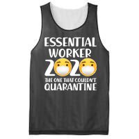 Essential Worker The One That Couldn't Quarantine Mesh Reversible Basketball Jersey Tank