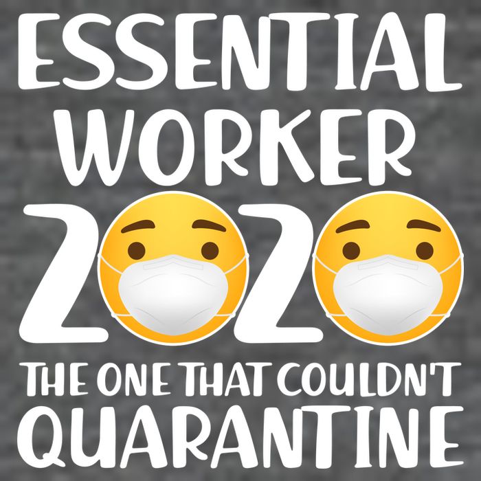 Essential Worker The One That Couldn't Quarantine Mousepad