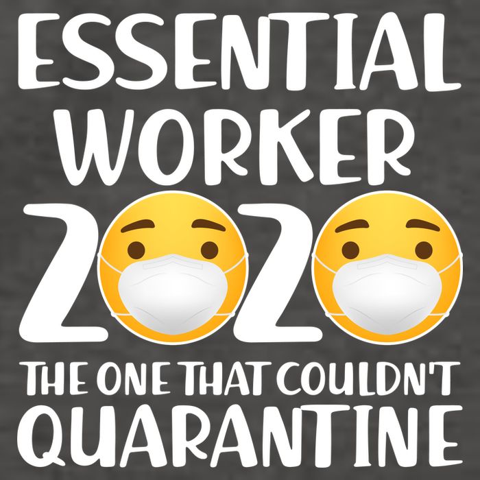 Essential Worker The One That Couldn't Quarantine Vector Backpack