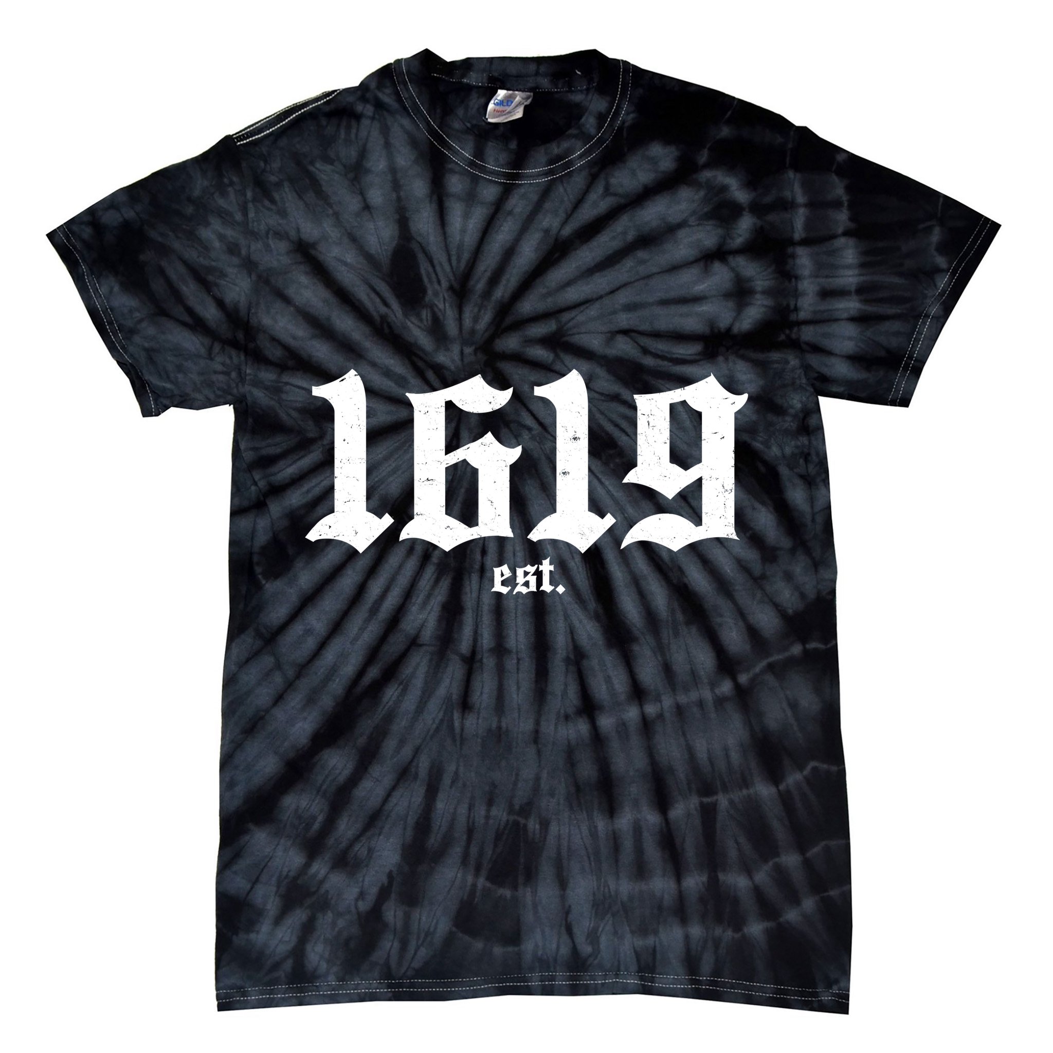Est 1619 Black African American History Tie-Dye T-Shirt