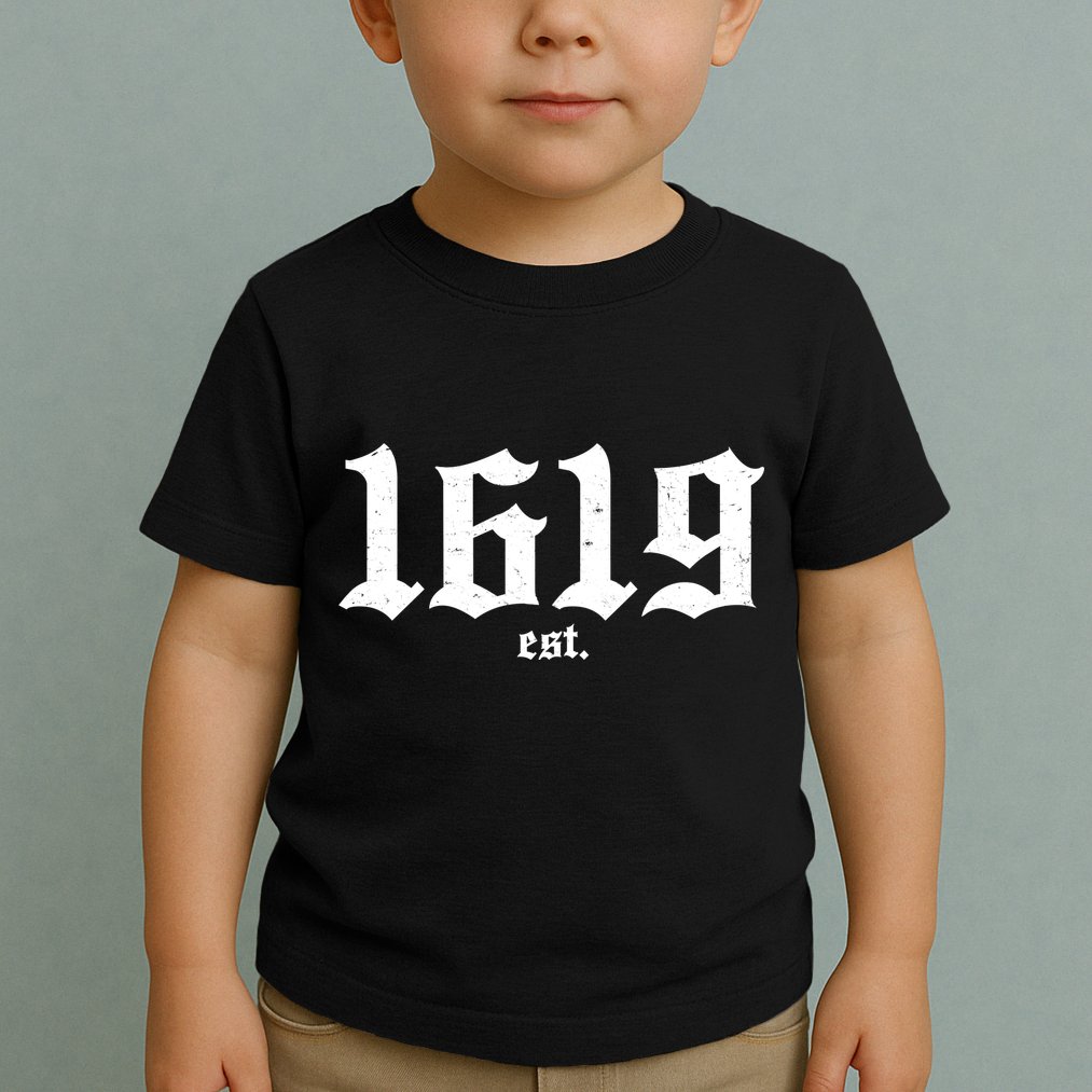Est 1619 Black African American History Toddler T-Shirt