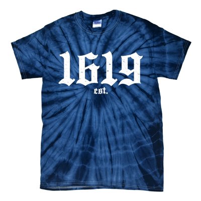 Est 1619 Black African American History Tie-Dye T-Shirt