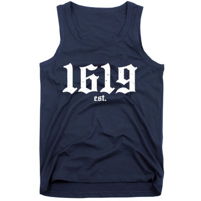 Est 1619 Black African American History Tank Top