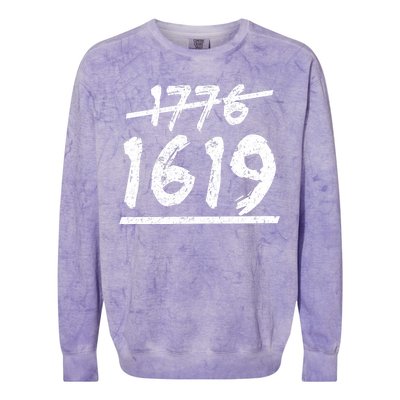 Est 1776 Black History Ancestors 1619 Colorblast Crewneck Sweatshirt