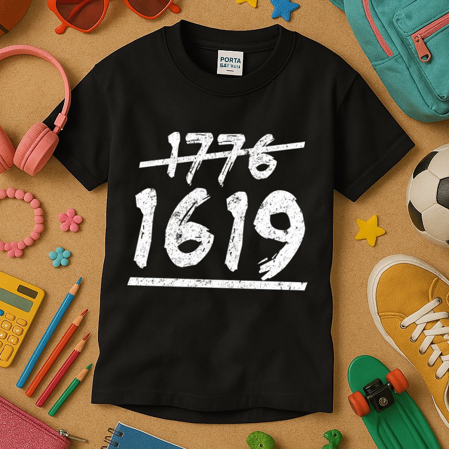 Est 1776 Black History Ancestors 1619 Kids T-Shirt
