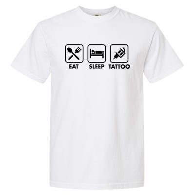 Eat Sleep Tattoo Ink Cute Tattoo Gun Machine Artist Stuff Gift Garment-Dyed Heavyweight T-Shirt