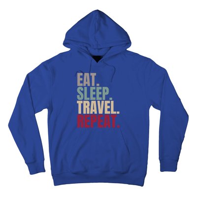 Eat Sleep Travel Repeat Gift Hoodie