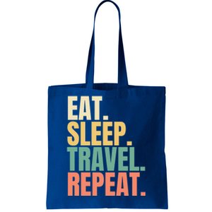 Eat Sleep Travel Repeat Gift Tote Bag