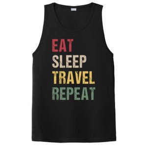 Eat Sleep Travel Repeat Gift PosiCharge Competitor Tank