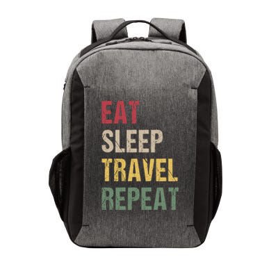 Eat Sleep Travel Repeat Gift Vector Backpack