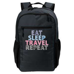 Eat Sleep Travel Repeat Gift Daily Commute Backpack