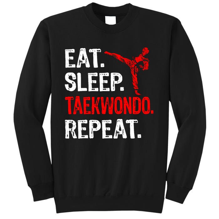 Eat Sleep Taekwondo Repeat Taekwondo Player Funny Sweatshirt