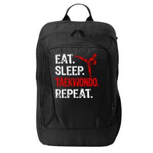 Eat Sleep Taekwondo Repeat Taekwondo Player Funny City Backpack