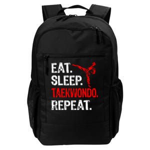 Eat Sleep Taekwondo Repeat Taekwondo Player Funny Daily Commute Backpack