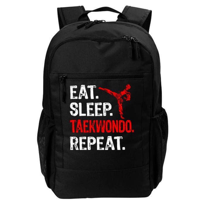 Eat Sleep Taekwondo Repeat Taekwondo Player Funny Daily Commute Backpack