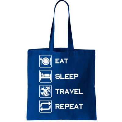 Eat Sleep Travel Repeat Gift Tote Bag