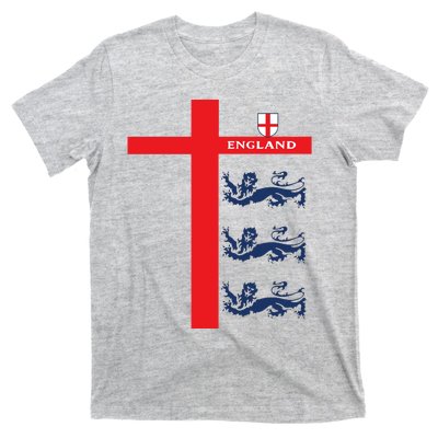 England Soccer Three Lions Flag T-Shirt