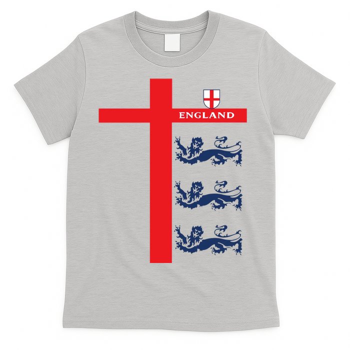 England Soccer Three Lions Flag T-Shirt