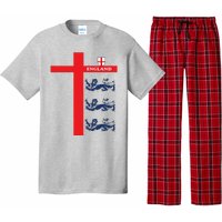 England Soccer Three Lions Flag Pajama Set