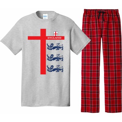 England Soccer Three Lions Flag Pajama Set