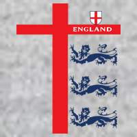 England Soccer Three Lions Flag Premium T-Shirt