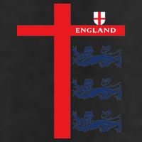 England Soccer Three Lions Flag Adult Drive Performance Visor