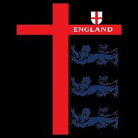 England Soccer Three Lions Flag 16 in Basic Backpack