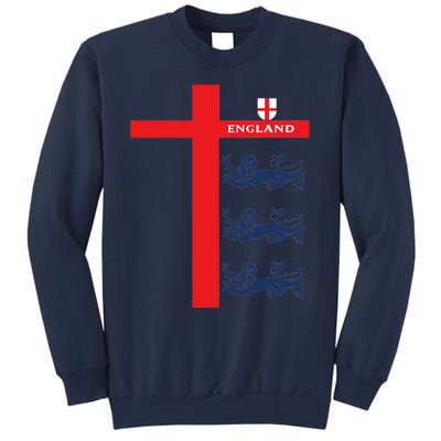 England Soccer Three Lions Flag Sweatshirt