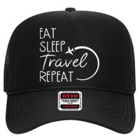 Eat Sleep Travel Repeat Vacation Trucker Hat
