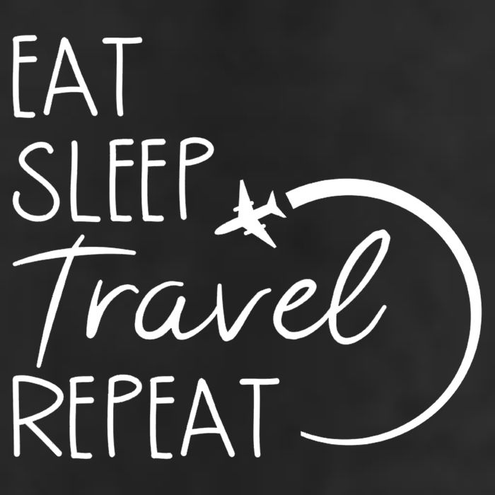 Eat Sleep Travel Repeat Vacation Trucker Hat