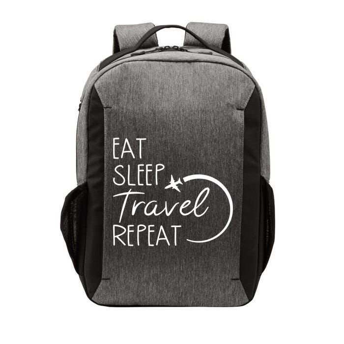 Eat Sleep Travel Repeat Vacation Vector Backpack