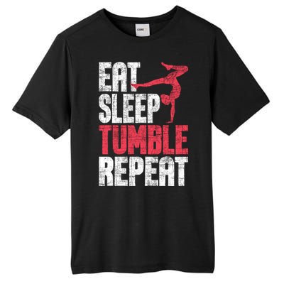 Eat Sleep Tumble Repeat Gymnast Aerobics Gymnastics Lover Tall Fusion ChromaSoft Performance T-Shirt