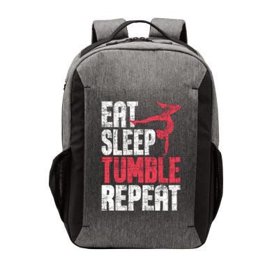 Eat Sleep Tumble Repeat Gymnast Aerobics Gymnastics Lover Vector Backpack