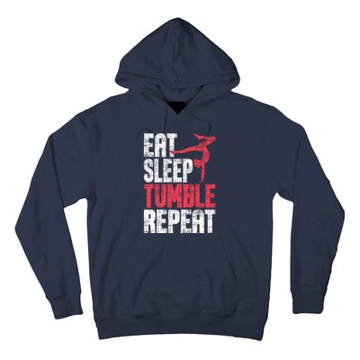 Eat Sleep Tumble Repeat Gymnast Aerobics Gymnastics Lover Hoodie