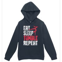 Eat Sleep Tumble Repeat Gymnast Aerobics Gymnastics Lover Urban Pullover Hoodie