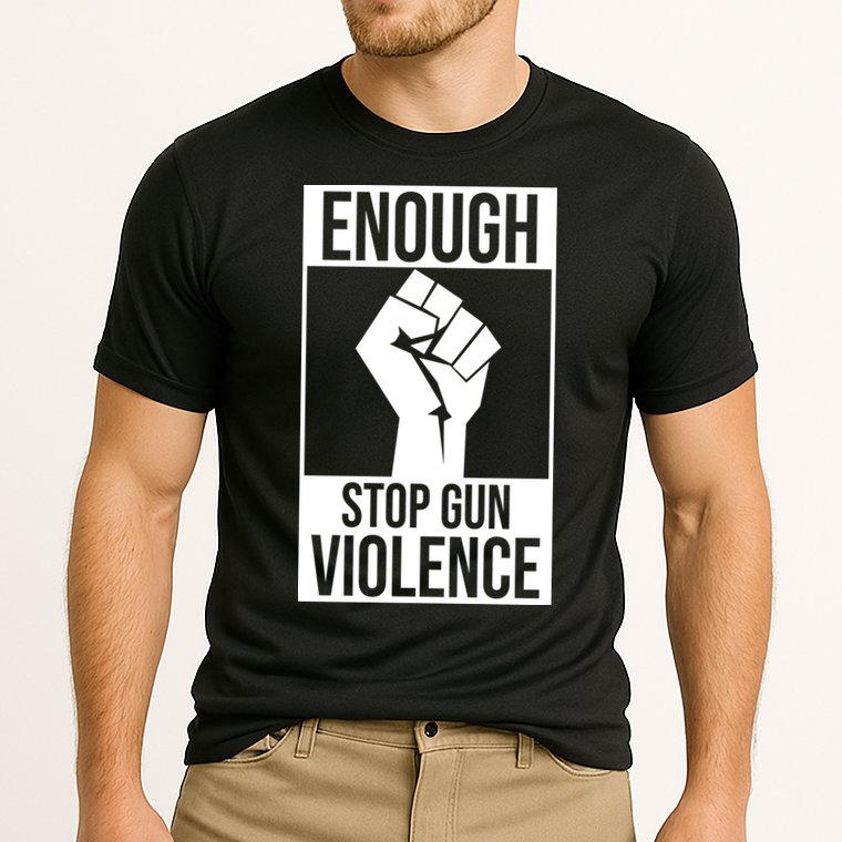 Enough Stop The Violence Fist Performance Shirt