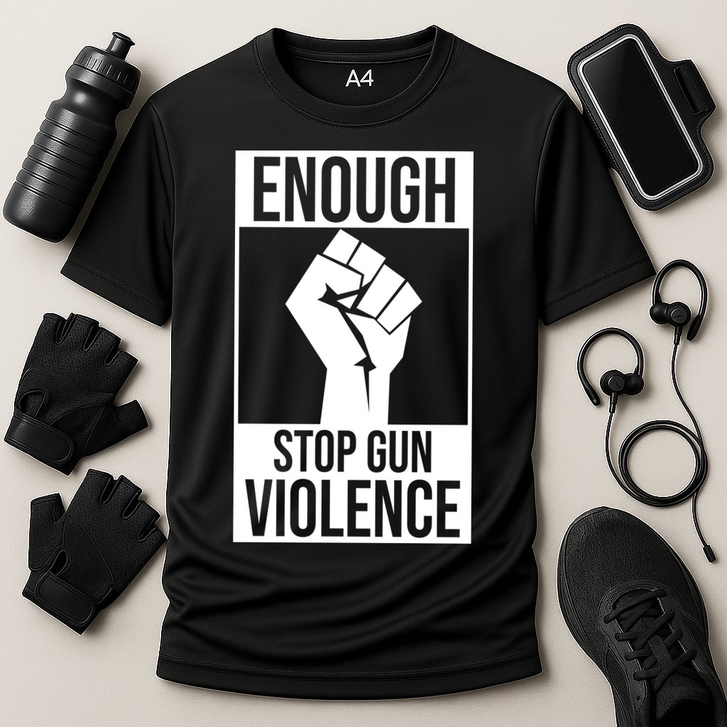 Enough Stop The Violence Fist Performance Shirt
