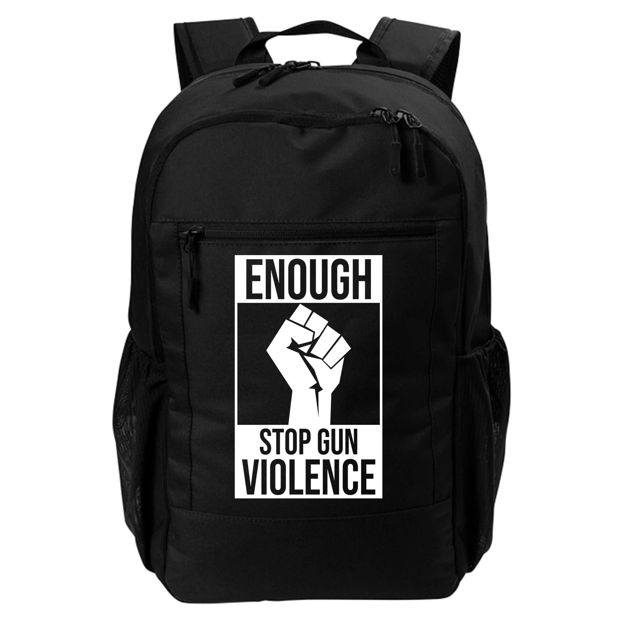 Enough Stop The Violence Fist Backpack