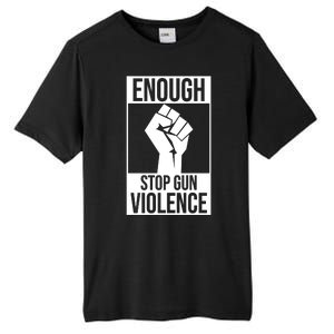 Enough Stop The Violence Fist Tall Fusion ChromaSoft Performance T-Shirt