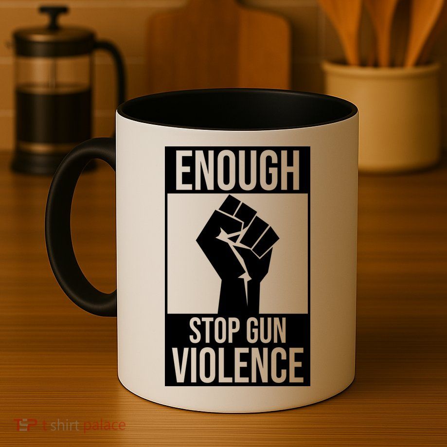 Enough Stop The Violence Fist Mug
