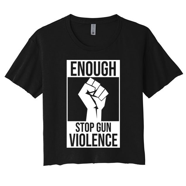 Enough Stop The Violence Fist Crop Top