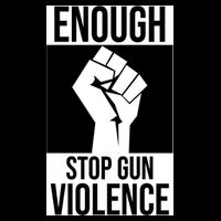 Enough Stop The Violence Fist Cropped Pullover Crew
