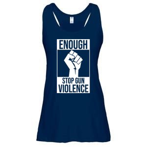 Enough Stop The Violence Fist Ladies Essential Flowy Tank