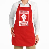 Enough Stop The Violence Fist Apron