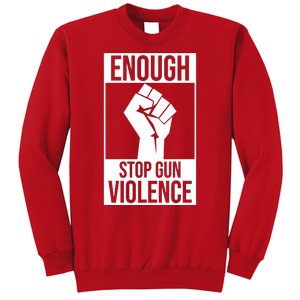 Enough Stop The Violence Fist Sweatshirt