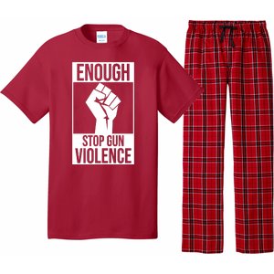 Enough Stop The Violence Fist Pajama Set